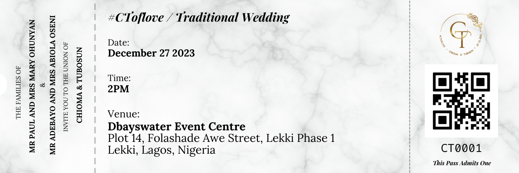 LH Events - Traditional Wedding